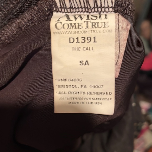 A Wish Come true silver black dance mesh costume S - Picture 11 of 16